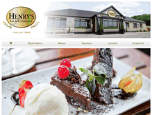 Tablet Screenshot of henrysrestaurant.ie